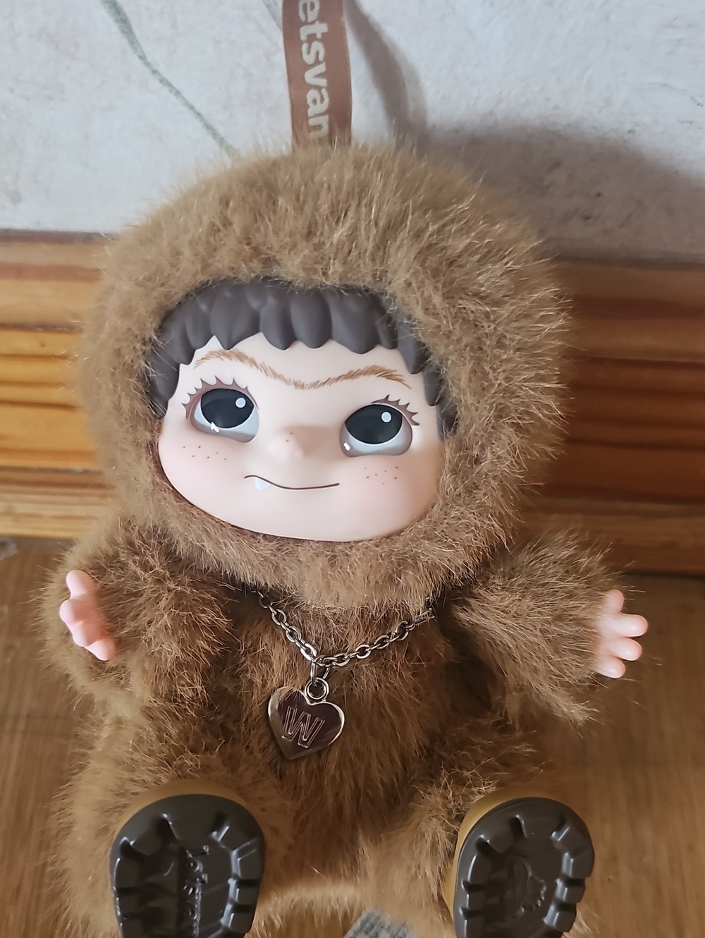 Calembou Wakuku 6.7" Brown Plush Stuffed Doll